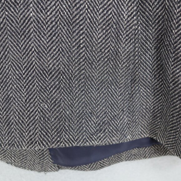 J Crew Ludlow 100% Linen Herringbone Blazer Sport Coat Jacket Mens 42L Long - Picture 8 of 12